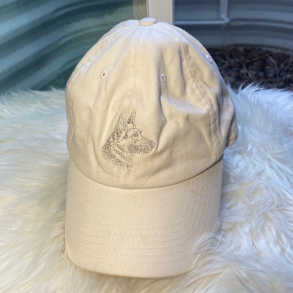 White German Shepherd Casual Baseball Hat Unisex